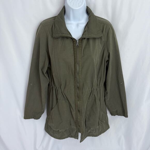 Mossimo Water Resistant Zip Up Jacket Size Large - Picture 1 of 14